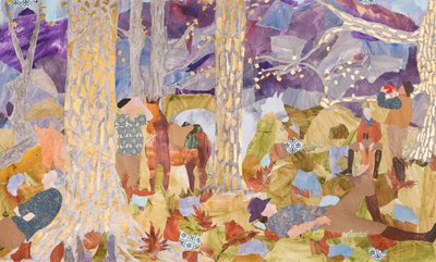 Siesta nurmikolla, Pyrenee tekijältä Dione Verulam