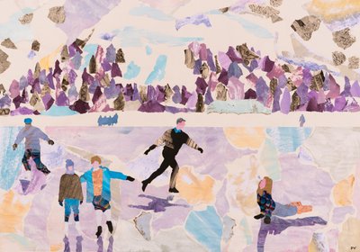 Skating en plein air, 2015 (kollaasi) tekijältä Dione Verulam