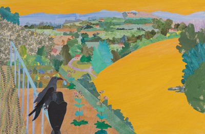 Kultainen Rein ja Wotanin korpit, Wagnerin kehäseikkailu (kollaasi) tekijältä Dione Verulam