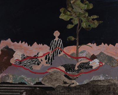 Nornit, Wagnerin Sormus-sykli, 2024 (kollaasi) tekijältä Dione Verulam