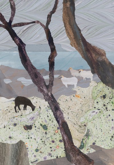 Märkä päivä meren rannalla (kollaasi) tekijältä Dione Verulam