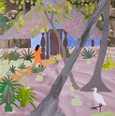 Joogaopettaja, Neeleshwar (kollaasi) tekijältä Dione Verulam