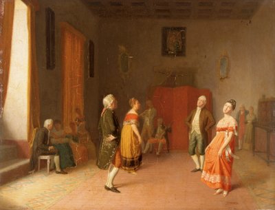 "Tanssi", 1871 tekijältä Dioscoro Teofilo de la Puebla y
