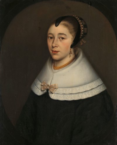 Naisen muotokuva, jonka uskotaan olevan Catharina Kettingh (1626/27-73), Bartholomeus Vermuydenin vaimo tekijältä Dirck Craey