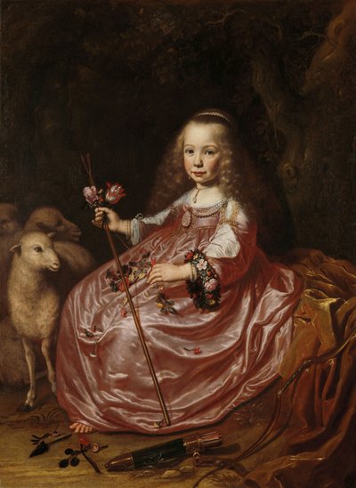 Clara Alewijnin muotokuva, 1644 tekijältä Dirck Santvoort