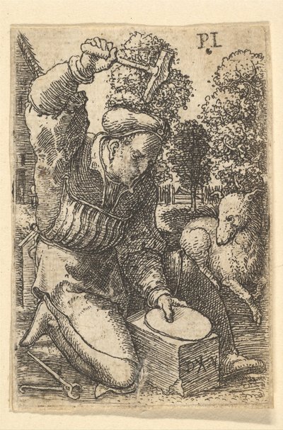 The Smith, 1520-25. tekijältä Dirck Vellert
