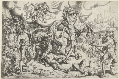 Paavalin kääntymys tekijältä Dirck Volckertsz. Coornhert (attributed to)