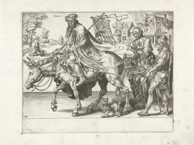 Tobiaksen voitto Triumph of Patience (sarjan nimi) Patientiae Trivmphvs (sarjan nimi) tekijältä Dirck Volckertsz. Coornhert