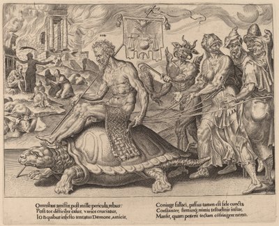 Jobin voitto tekijältä Dirck Volckertz Coornhert after Maerten van Heemskerck