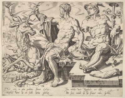 Naphtali, sarjasta Kaksitoista patriarkkaa, 1550. tekijältä Dirck Volkertsen Coornhert
