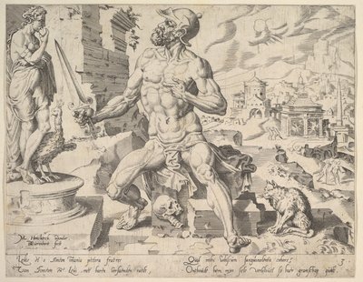 Simeon, sarjasta Kaksitoista patriarkkaa, 1550. tekijältä Dirck Volkertsen Coornhert