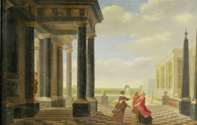 Huonekalut ja erilaiset esineet 1100- ja 1300-luvuilta tekijältä Dirck van Delen