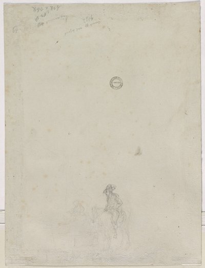 Luonnos talonpoikiasta suihkulähteellä, 1784. tekijältä Dirk Langendyk