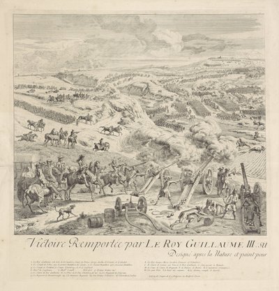Droghedan taistelu Boynella, 1. heinäkuuta 1690 (vasen sivu) tekijältä Dirk Maas