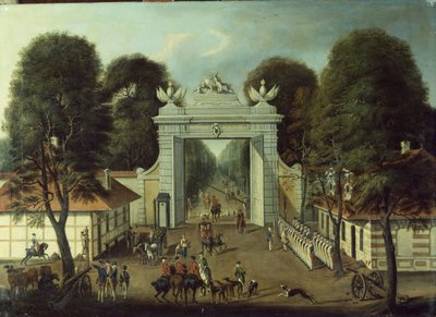 Metsästysmaja Potsdamissa, noin 1735 tekijältä Dismar Degen