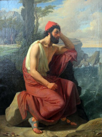Odysseus Kalypson saarella tekijältä Ditlev Blunck