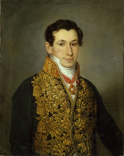 Grigori Mitusovin muotokuva 1795-1871, 1826 tekijältä Dmitri Grigorievich Levitsky