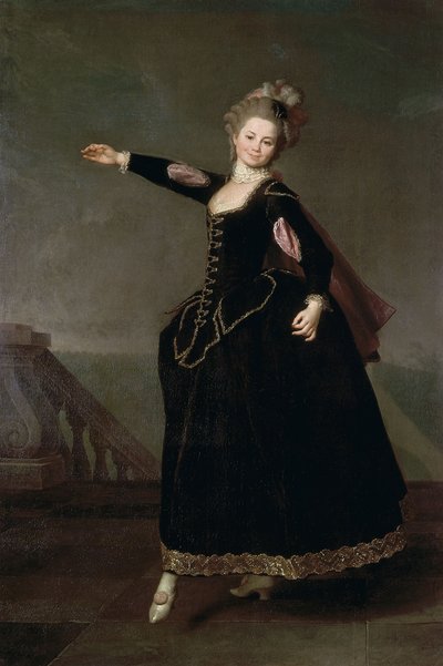 Natalia Semjonovna Borshchevan muotokuva 1758-1843, 1776 tekijältä Dmitri Grigorievich Levitsky