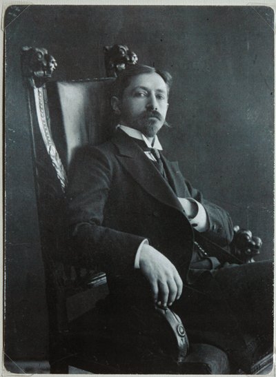 Muotokuva kirjailija Ivan A. Buninista 1870-1953, 1909 tekijältä Dmitri Spiridonovich Zdobnov