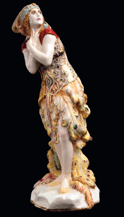 Tamara Karsavina I. Stravinskyn baletissa The Firebird tekijältä Dmitry Iosifovich Ivanov
