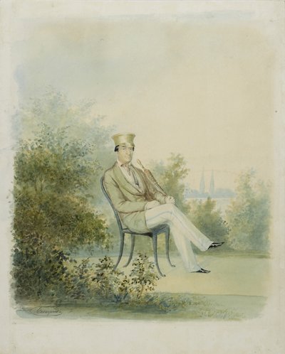 Grigori Stepanovitš Tarnovskyn muotokuva, 1840-luvun loppu tekijältä Dmitry Ivanovich Bezperchy