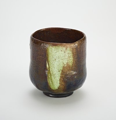 Teekulho (tsutsu-jawan), 1700-luvun loppu - 1800-luvun alku (keramiikka lyijylasituksella) tekijältä Doan Ohi