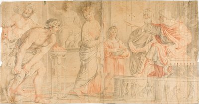 Pyhän Cecilian tuomitseminen tekijältä Domenichino