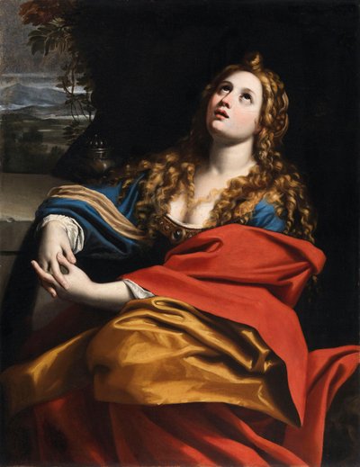 Pyhä Maria Magdaleena tekijältä Domenichino