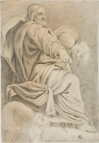 Istuva Kristus tekijältä Domenichino