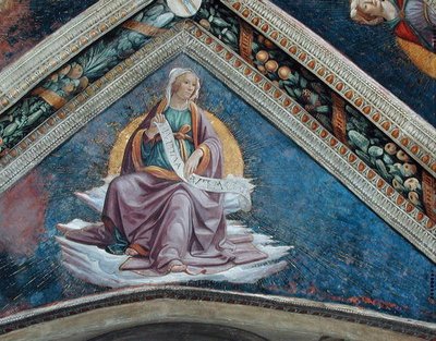 Sibylla, 1483-86 tekijältä Domenico Ghirlandaio