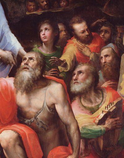 Kristuksen laskeutuminen limboon, yksityiskohta (maalaus tekijältä Domenico Beccafumi