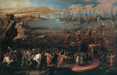 Infanta Marìan maihinnousu Napoliin tekijältä Domenico Gargiulo