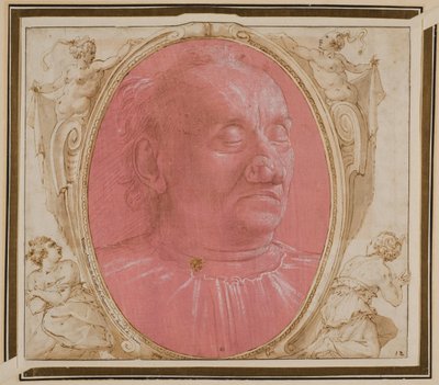 Vanhan miehen pää tekijältä Domenico Ghirlandaio