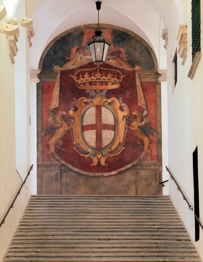 Genovan tasavallan aseet (Fresco tekijältä Domenico Il Sarzana Fiasella