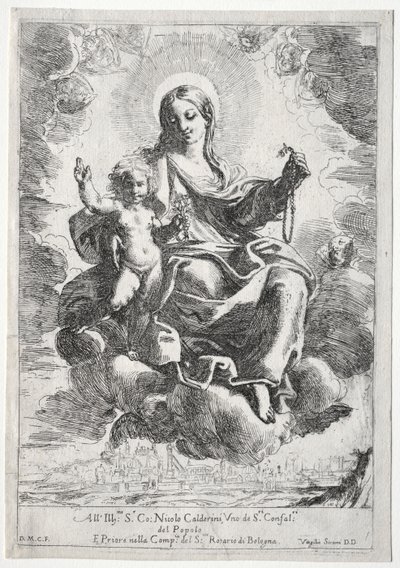 Ruusukon Madonna tekijältä Domenico Maria Canuti