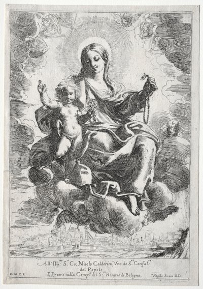 Ruusukon Madonna. tekijältä Domenico Maria Canuti
