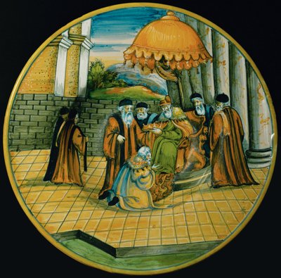 Doge Enrico Dandolo kruunaa Baldwin I:n. tekijältä Domenico Master