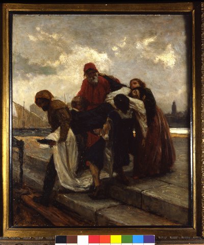 I Due Foscari, maalaus Domenico Morelli (1826 - 1901). tekijältä Domenico Morelli
