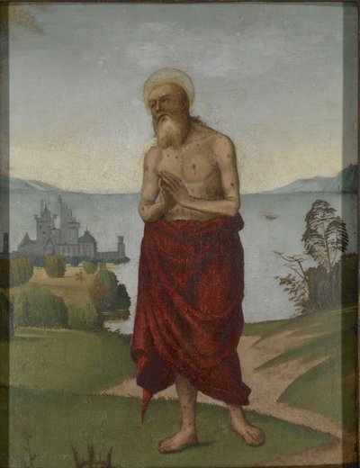 St. Onuphrus (öljy paneelille) tekijältä Domenico Panetti