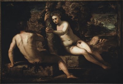 Perisynti - Maalaus tekijältä Domenico Robusti Tintoretto