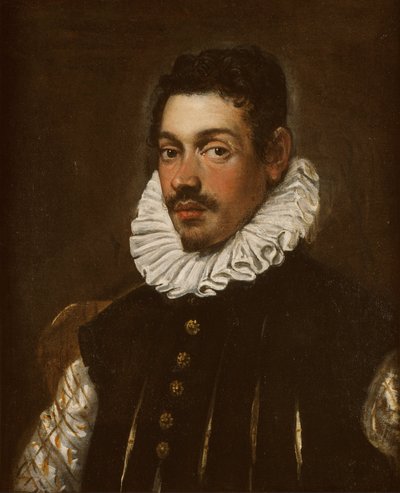 Herrasmiehen muotokuva tekijältä Domenico Tintoretto