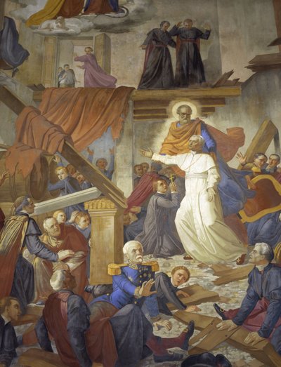 Pius IX:n kukistuminen tekijältä Domenico Tojetti