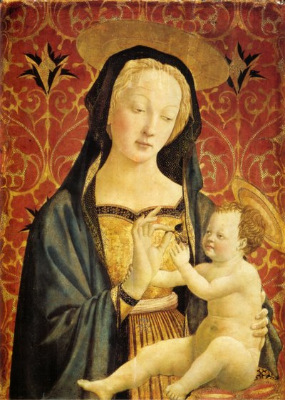 Madonna ja lapsi tekijältä Domenico Veneziano