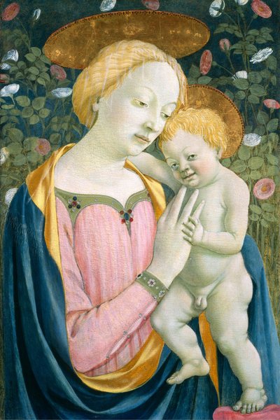 Madonna ja lapsi, n. 14451450. tekijältä Domenico Veneziano
