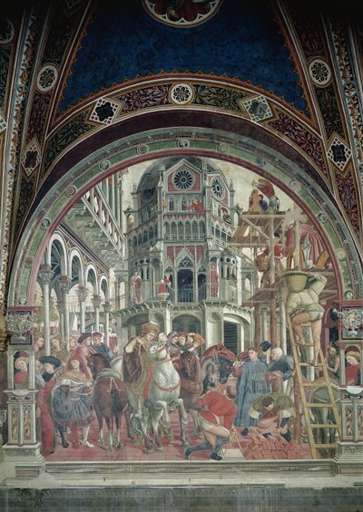 Sairaalan laajennus, n. 1442-1443 tekijältä Domenico di Bartolo