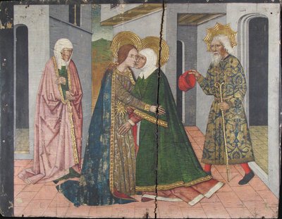 Saint John Retablen vierailupaneeli 1400-luvulta. tekijältä Domingo Ram