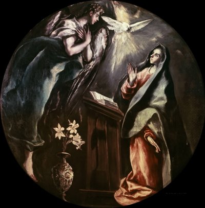 Ilmoitus, noin 1603. tekijältä Dominico El Greco