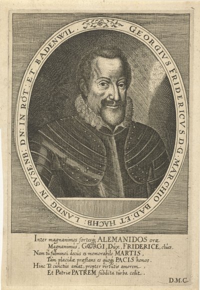 George Frederick Baden-Durlachista 1573-1638, n. 1610 tekijältä Dominicus or Custodis Custos