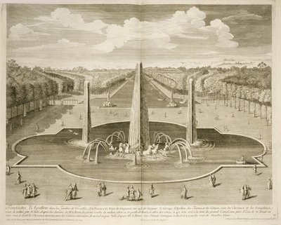 Apollon suihkulähde Versaillesin puutarhassa tekijältä Dominique (after) Girard