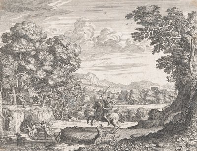 Bellerophon voitti chimeran, 1668. tekijältä Dominique Barriere
